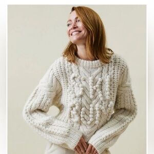 Lingua Franca ‘SKI BUM’ Chunky Knit Sweater